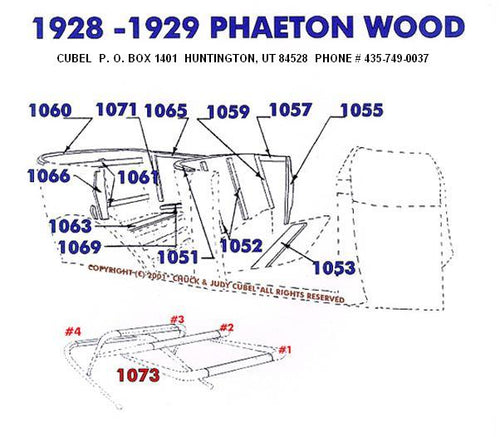 New body wood for your 28 or 29 Ford Phaeton