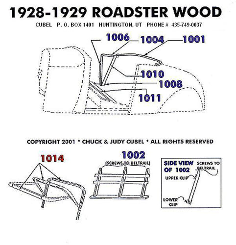 New body wood for your 28 or 29 Ford Roadster