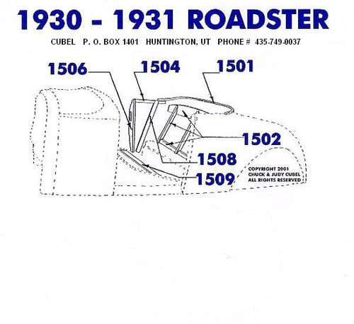 New body wood for your 30 or 31 Ford Roadster