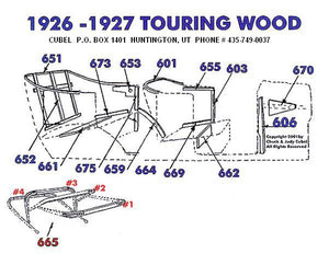 New body wood for your 26-27 Ford Touring